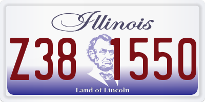 IL license plate Z381550