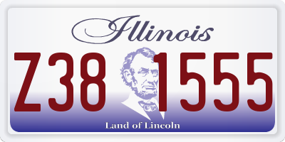 IL license plate Z381555