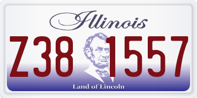 IL license plate Z381557