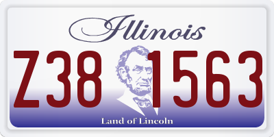 IL license plate Z381563