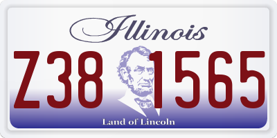 IL license plate Z381565