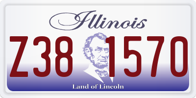 IL license plate Z381570
