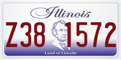 IL license plate Z381572
