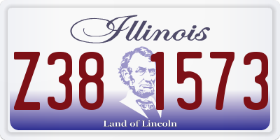 IL license plate Z381573