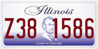 IL license plate Z381586