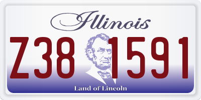 IL license plate Z381591