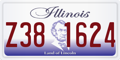 IL license plate Z381624