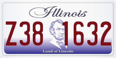 IL license plate Z381632