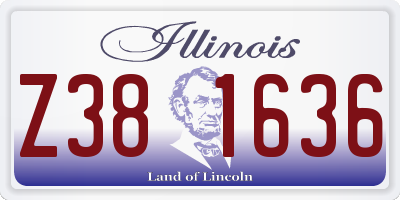 IL license plate Z381636