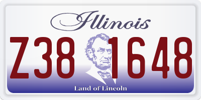 IL license plate Z381648