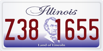 IL license plate Z381655