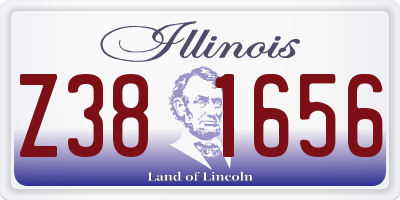 IL license plate Z381656