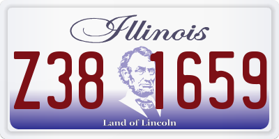 IL license plate Z381659
