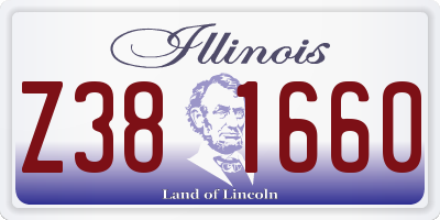 IL license plate Z381660