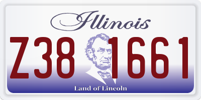 IL license plate Z381661