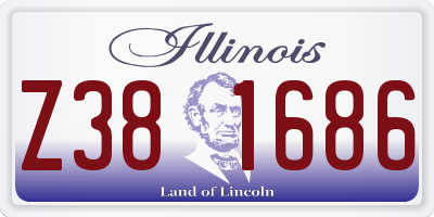 IL license plate Z381686