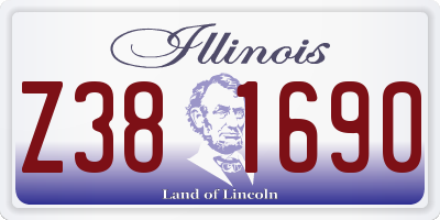 IL license plate Z381690