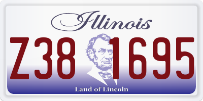 IL license plate Z381695