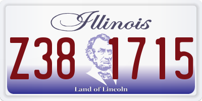 IL license plate Z381715