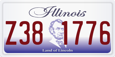 IL license plate Z381776