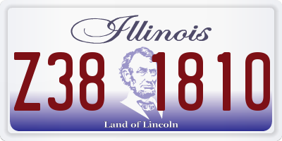 IL license plate Z381810