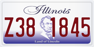 IL license plate Z381845
