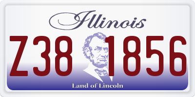 IL license plate Z381856