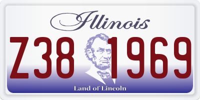 IL license plate Z381969