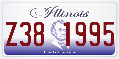 IL license plate Z381995