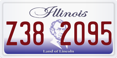 IL license plate Z382095