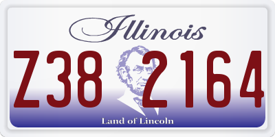 IL license plate Z382164