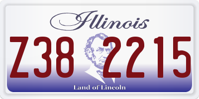IL license plate Z382215