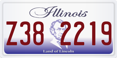 IL license plate Z382219
