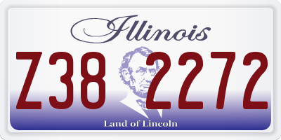 IL license plate Z382272