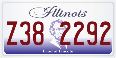 IL license plate Z382292