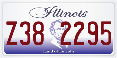 IL license plate Z382295