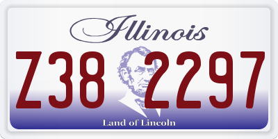 IL license plate Z382297