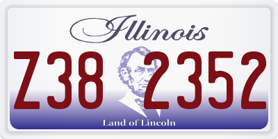 IL license plate Z382352