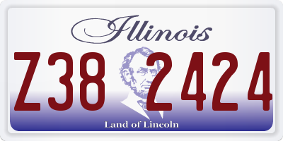 IL license plate Z382424