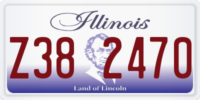 IL license plate Z382470