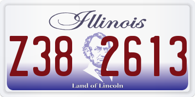 IL license plate Z382613