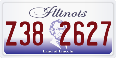 IL license plate Z382627