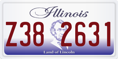 IL license plate Z382631