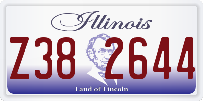 IL license plate Z382644