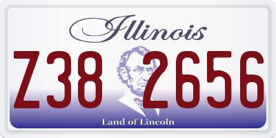 IL license plate Z382656
