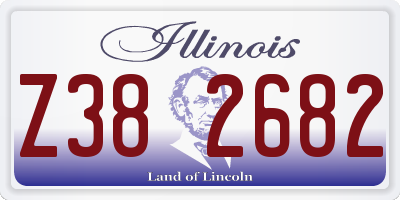 IL license plate Z382682