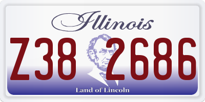 IL license plate Z382686