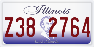 IL license plate Z382764