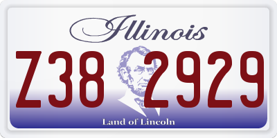 IL license plate Z382929