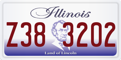 IL license plate Z383202